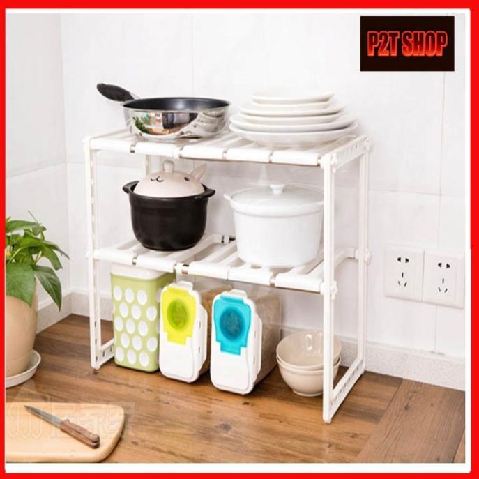 KỆ GẦM BẾP ĐỂ XONG NỒI DỤNG CỤ NHÀ BẾP ĐIỀU CHỈNH ĐỘ DÀI TÙY Ý