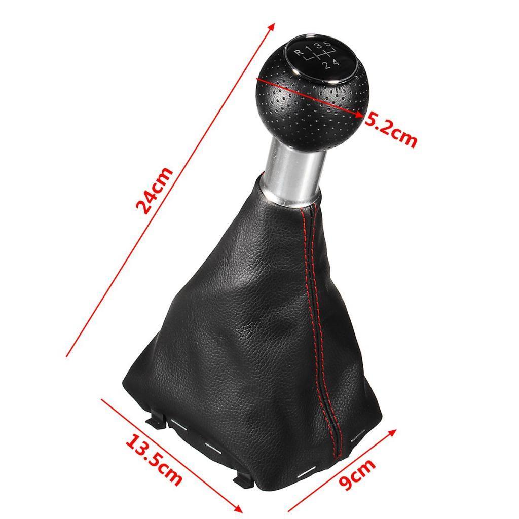 High Quality 5 Speed Gear Knob Shift Shifter Cover Black