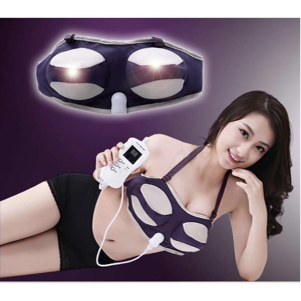 Máy massage cầm tay nâng vòng 1 cho phái đẹp pin sạc Breast Massager - AsiaMart