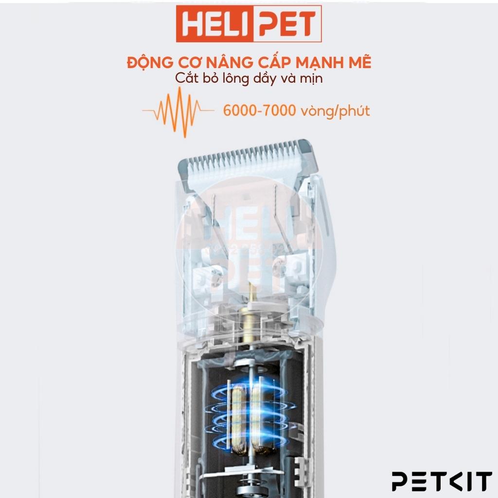Tông Đơ Cắt Tỉa Cạo Lông Chó Mèo Petkit PRO 2023 2in1 - HeLiPet