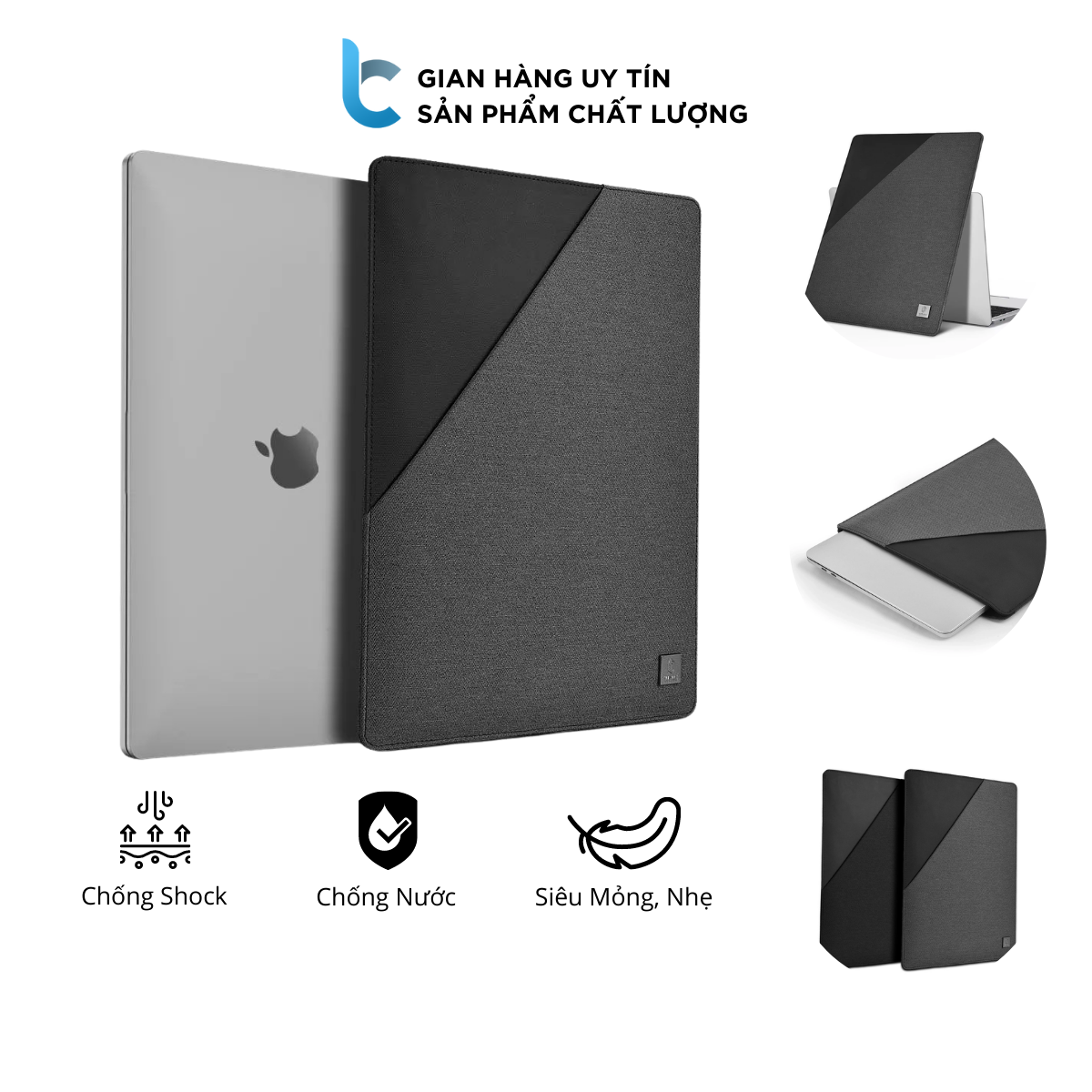 Túi Chống Shock, Chống Nước Dành Cho Macbook WIWU Blade Sleeve Siêu Mỏng - Hàng Chính Hãng