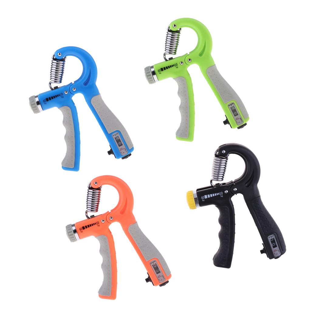 Adjustable Hand Grip Strengthener Exerciser Forearm Gripper    Blue
