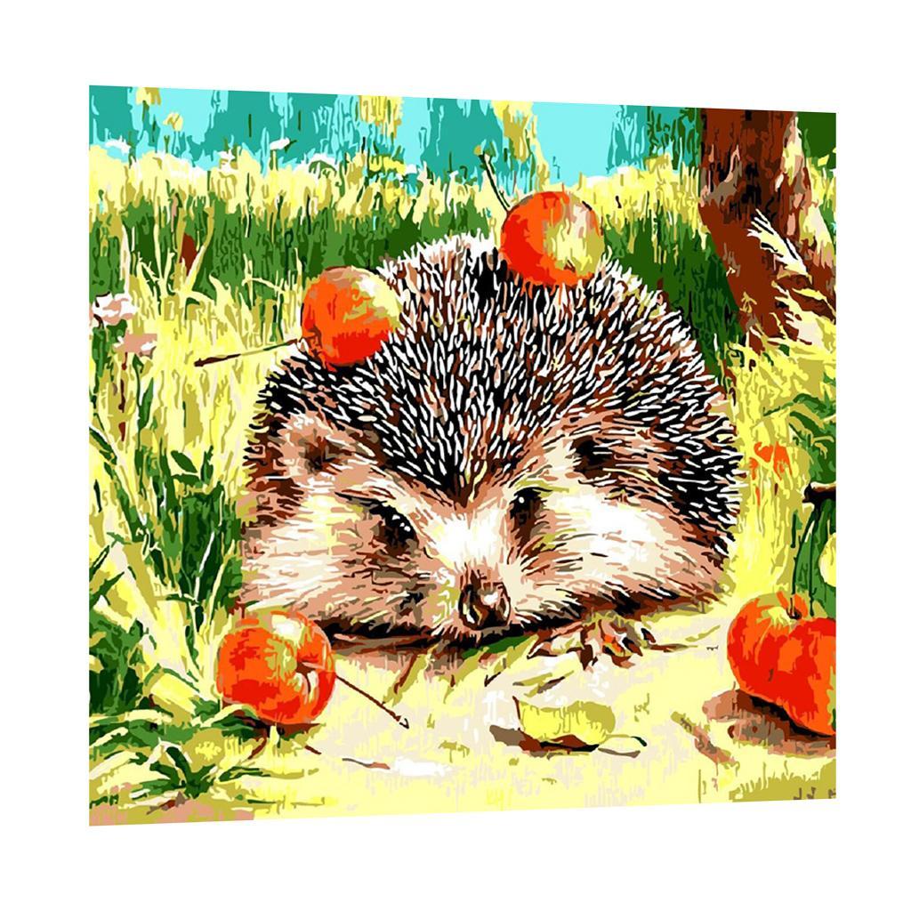 Diamond Cross Stitch Painting Embroidery Kit Animals For Art Home Decoration - Hedgehog