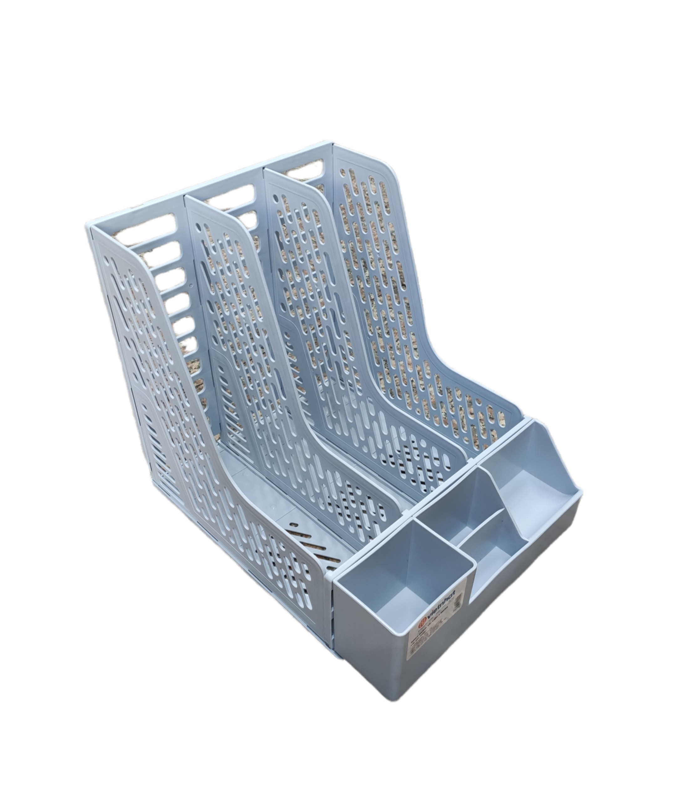 ( hàng cao cấp ) kệ đựng tài liệu 3 ngăn 4 ô - để bàn kệ xéo nhựa đựng hồ sơ văn phòng tiện lợi