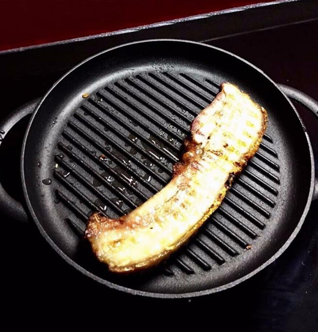 Chảo Gang Chiên Nướng BBQ, Áp Chảo Chống Dính Ít Hao Dầu Mỡ Hàng VNCLC