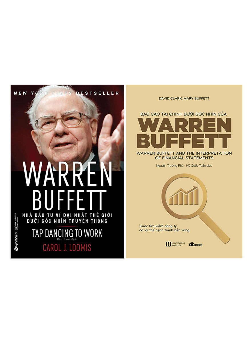 Combo Warren Buffet - Nhà Đầu Tư Vĩ Đại Nhất Thế Giới Dưới Góc Nhìn Truyền Thông (AL) + Báo Cáo Tài Chính Dưới Góc Nhìn Của Warren Buffett (DT)(Bộ 2 Cuốn) 