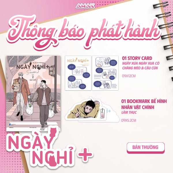 Sách - Ngày Nghỉ - Season 2 - Tập 2 - Tặng Kèm Bookmark Bế Hình Lâm Thạch + Story Card 2 Mặt