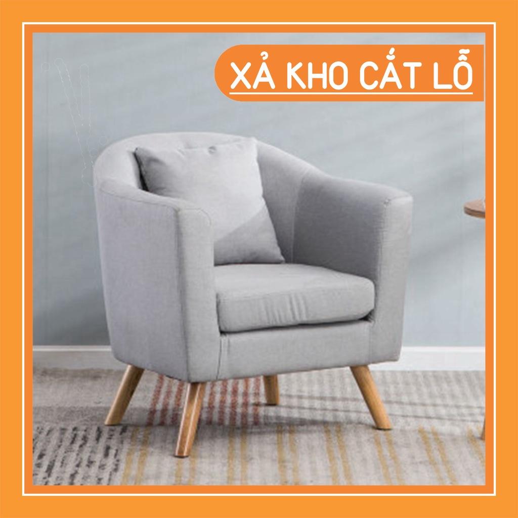 SIÊU ĐẸP Ghế Sofa đơn, Ghế Sofa gỗ đơn vaỉ nỉ cao cấp tại Nghệ Thuật Việt Siêu rẻ