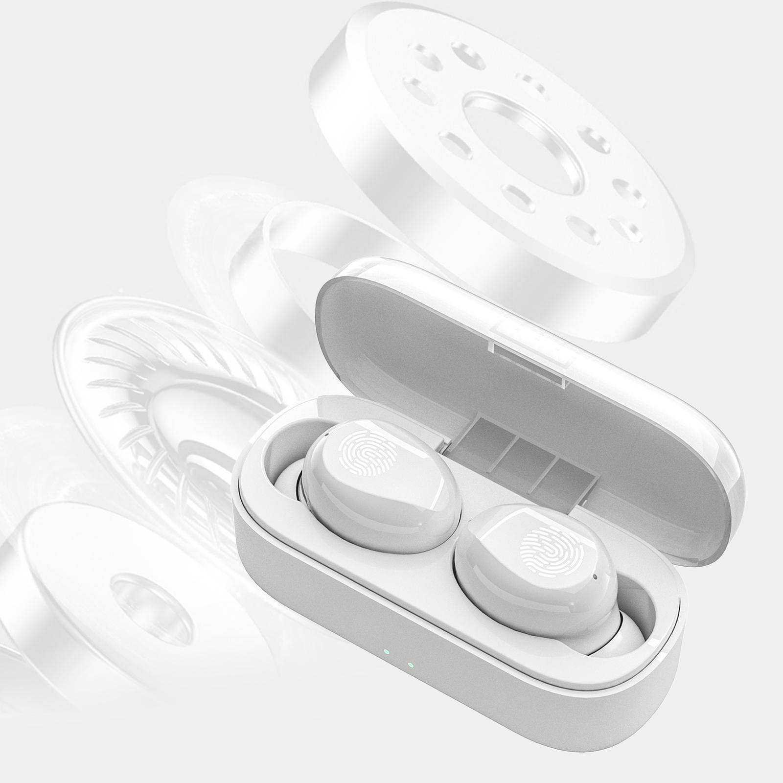 2Pcs S9 Bluetooth  Wireless Gaming Running Headset Noise Reduction