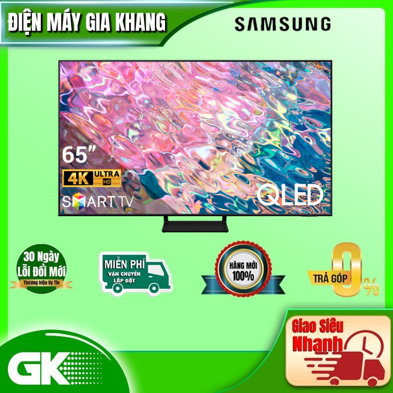 Smart Tivi QLED Samsung 4K 65 inch QA65Q60BAKXXV - Hàng chính hãng