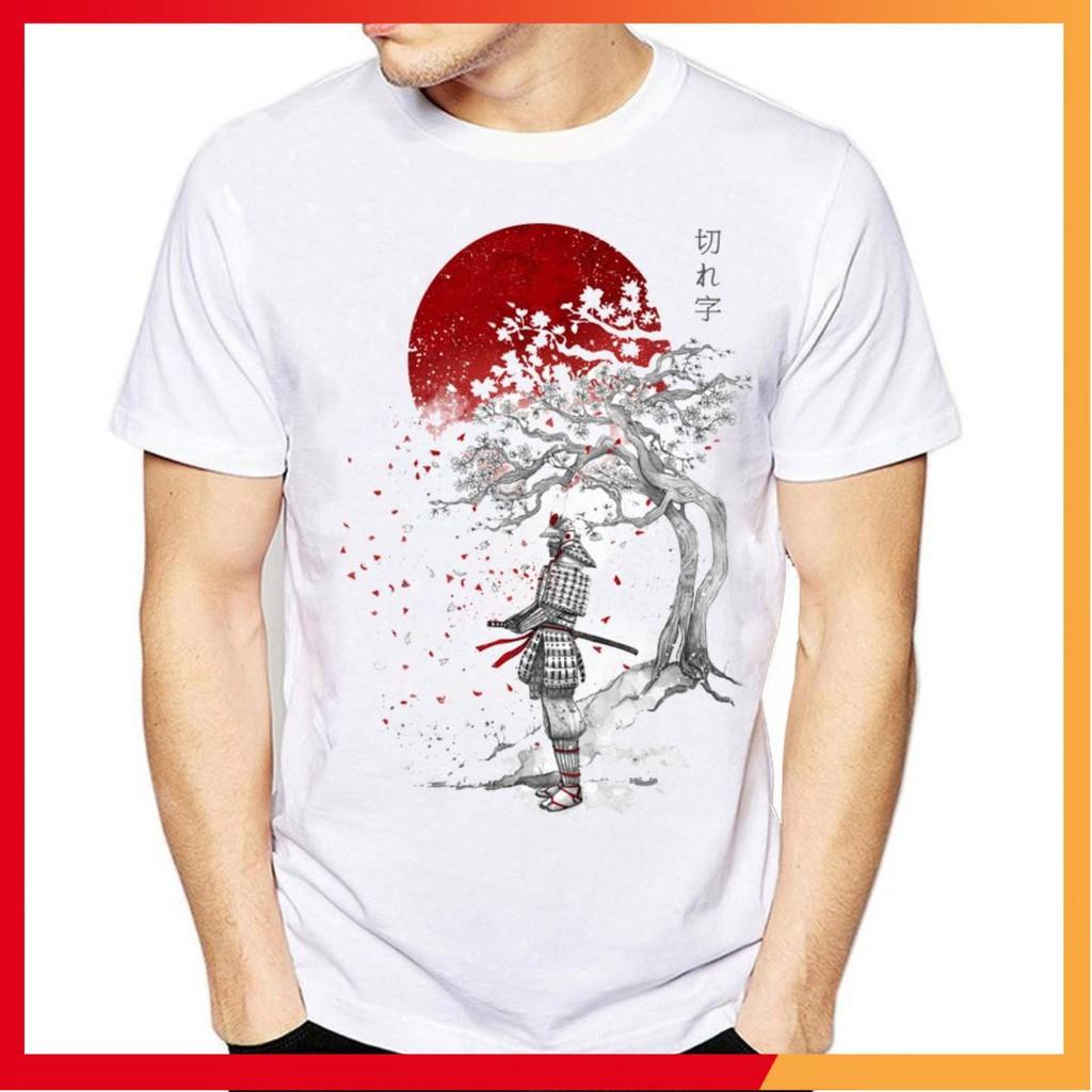 Áo thun Nam Nữ in hình Samurai Nhật Bản - Form rộng BIGSIZE AZ M1588