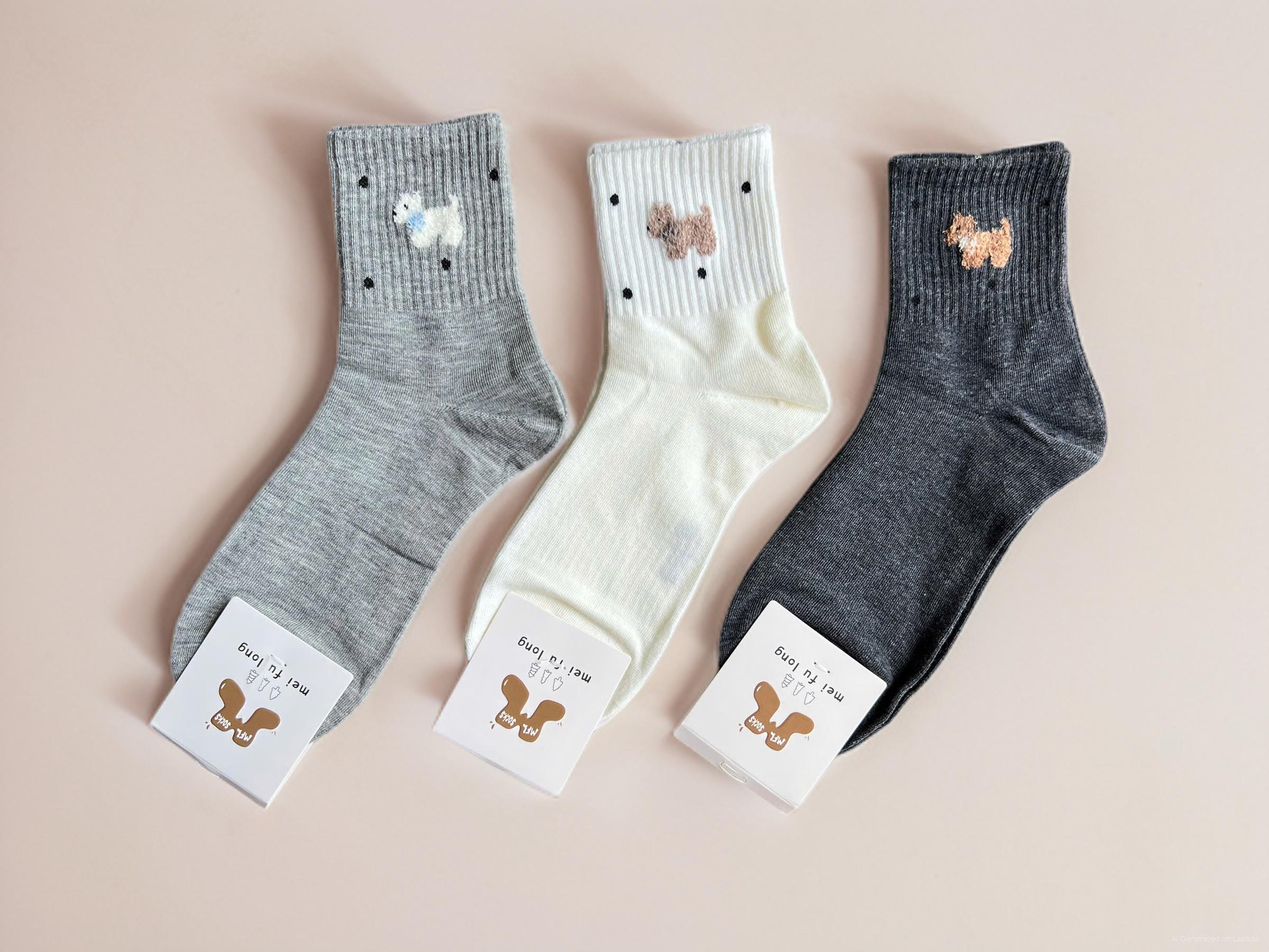 SET 5 ĐÔI TẤT VỚ NỮ CỔ CAO MÃ 27 DÀNH CHO NỮ