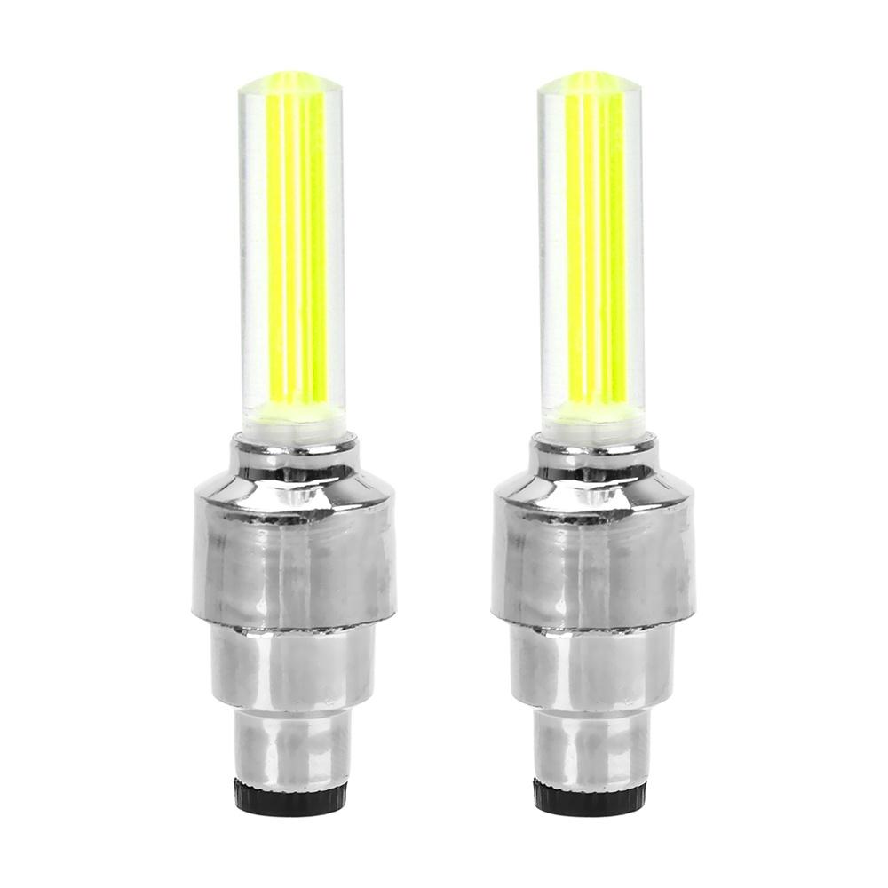 Set 2 đèn LED gắn van bánh xe đạp leo núi trang trí