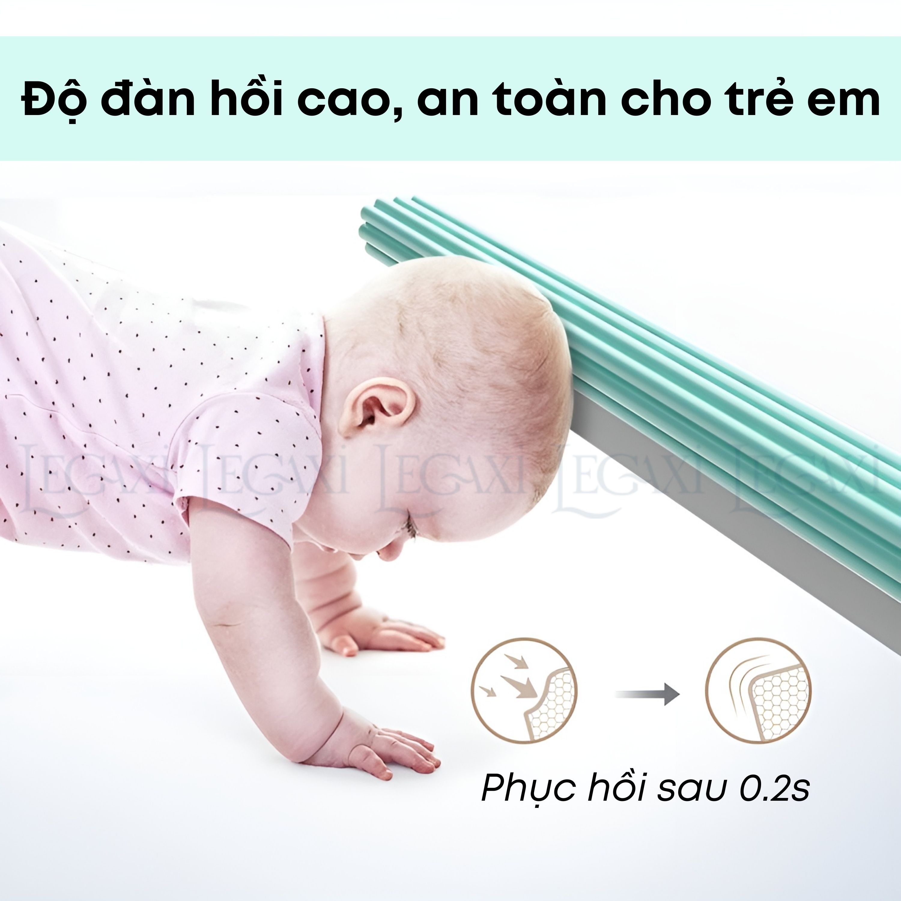 Dây xốp bọc cạnh bàn chữ W mút xốp bọc chân bàn vật dụng trong nhà chống va chạm bảo vệ Legaxi