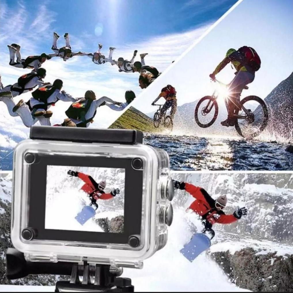 Camera hành trình chống nước 4K SPORT Ultra HD DV, kết nối WF bằng phần mềm ( Goplus Cam), góc quay 170 độ z