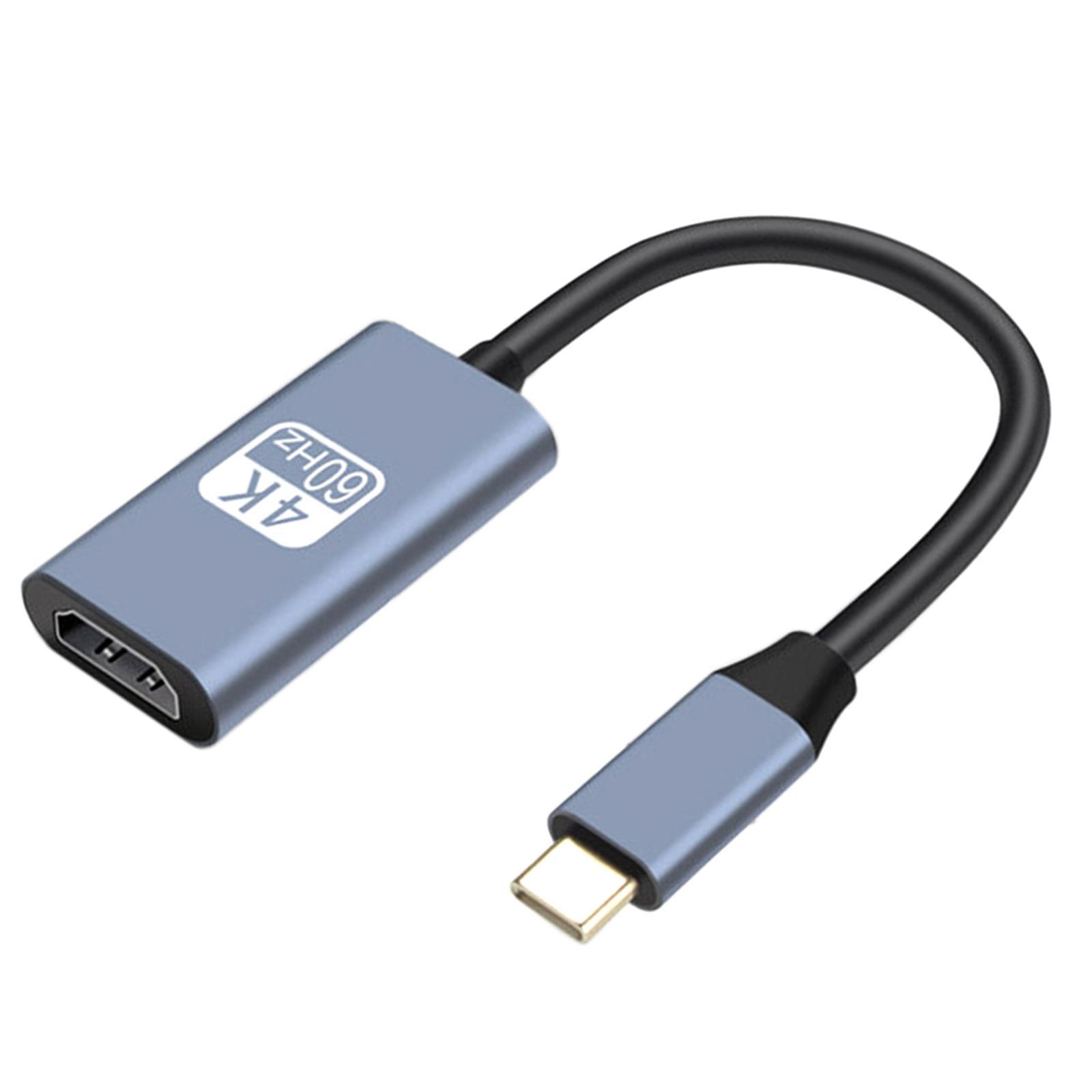 USB C to HDMI Adapter Cable High Speed Compact Portable for Laptop Office