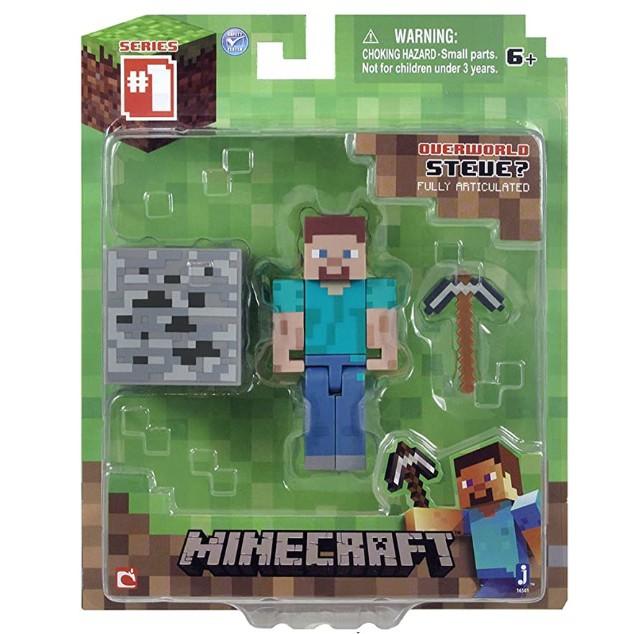 Mô hình nhân vật Steve đào than Minecraft đồ chơi