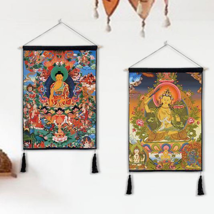 Tranh thangka phật mật tông trang trí nhà cửa