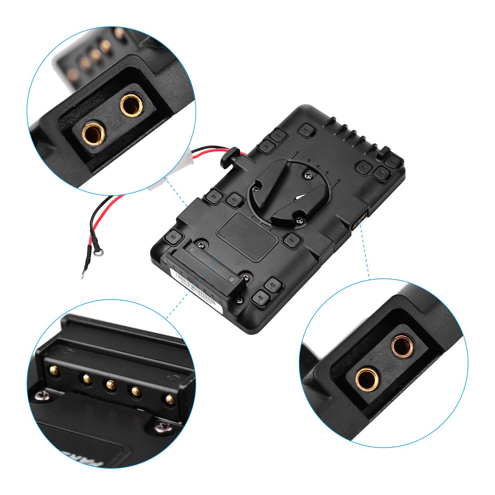 Tấm pin V-Mount với đầu nối Double D-Tap Thay thế cho máy ảnh BMPCC 4K / 6K / Máy quay video / đèn LED