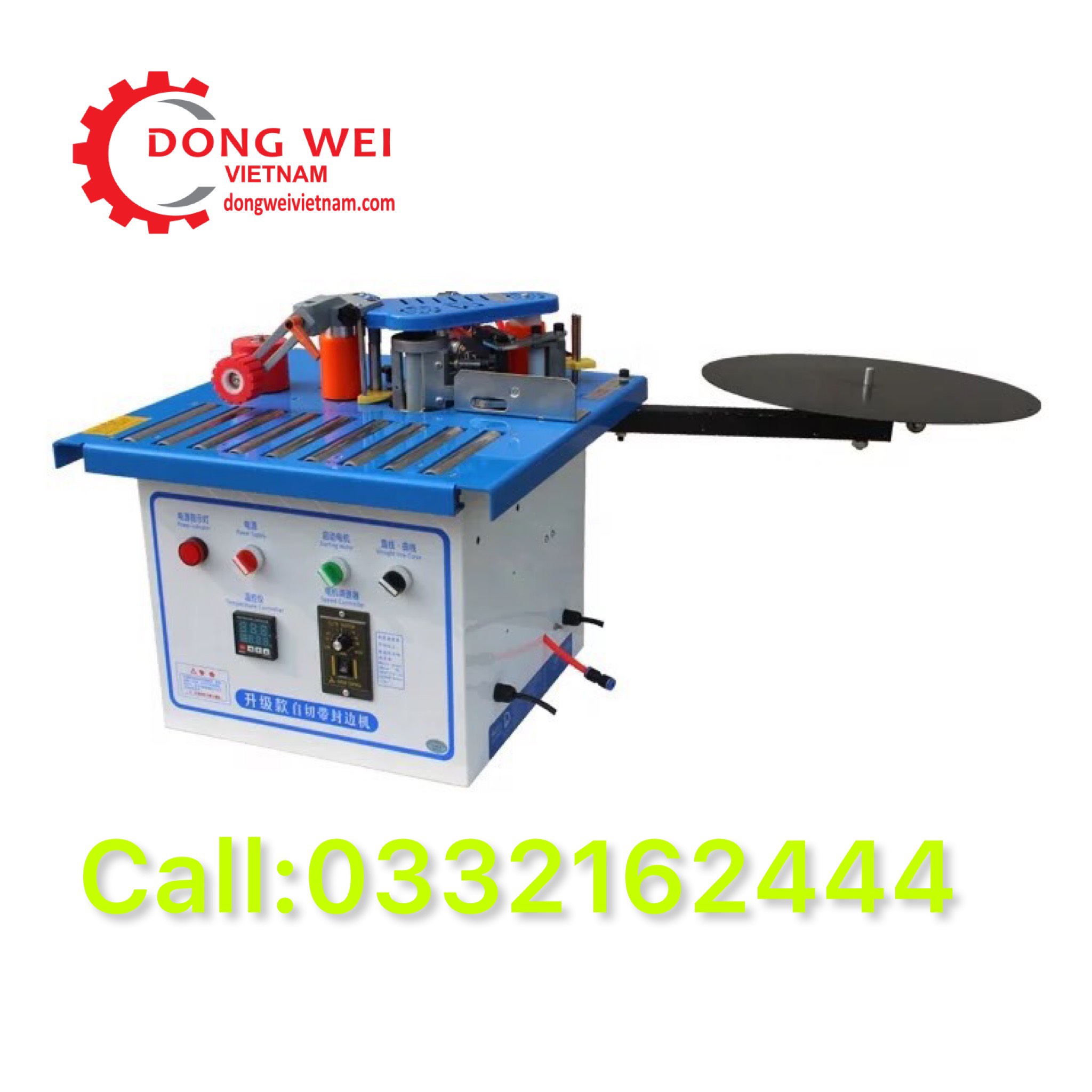 Máy dán cạnh mini st500 tặng kèm dao gọt chỉ và keo