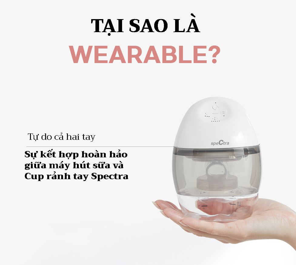 MÁY HÚT SỮA KHÔNG DÂY SPECTRA WEARABLE