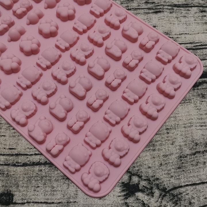 Khuôn silicon gấu chân mèo