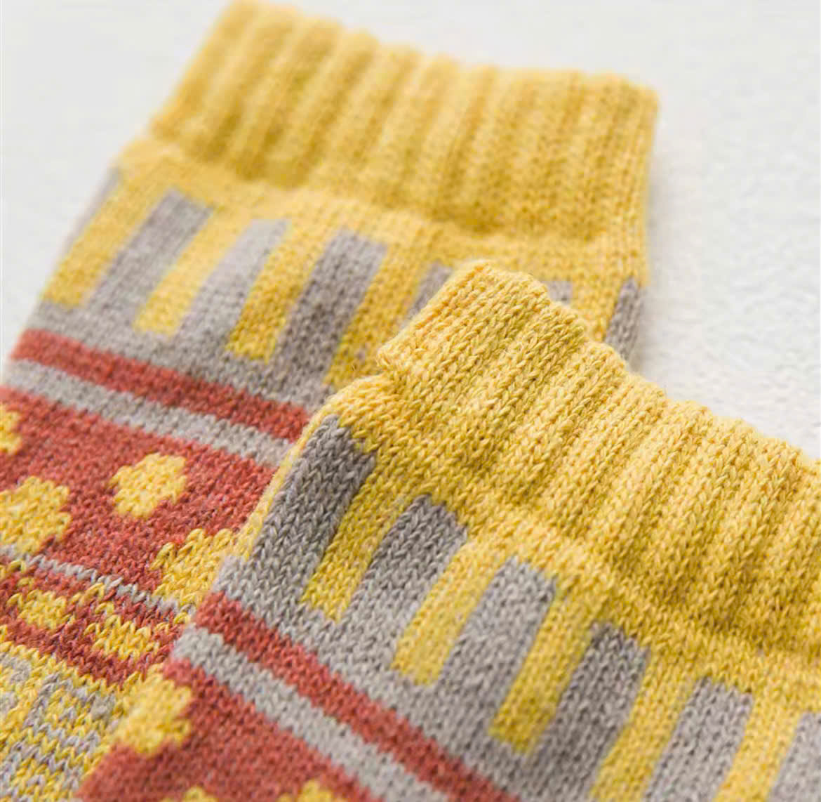 SET 5 ĐÔI TẤT VỚ NỮ LEN DÀY PHONG CÁCH BẮC ÂU CAO CẤP MÃ 33 DÀNH CHO NỮ