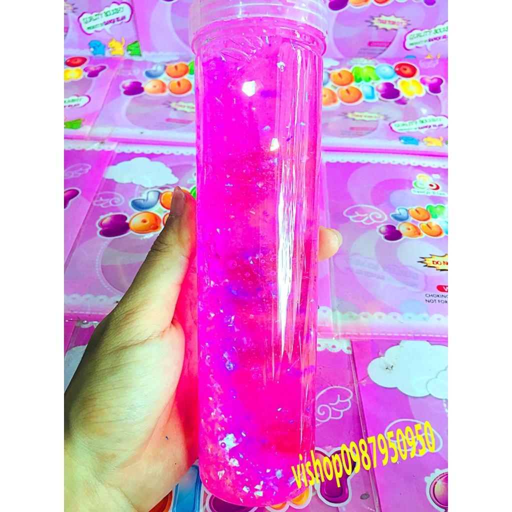 SLIME KIM TUYẾN THUỶ TINH LOẠI TO 6 màu Slam thiết kế độc đáo ấn tượng squishy