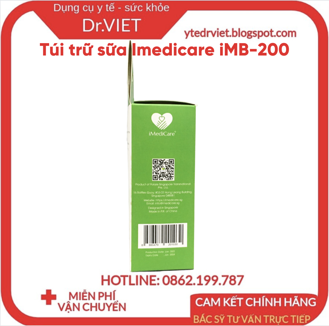 Túi trữ sữa Imedicare iMB-200