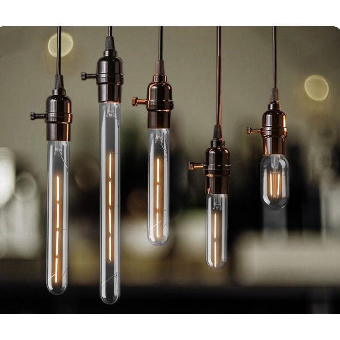 Bóng Đèn Led Dài T45/T125/T185 4W Đui Xoáy E27, Bóng Đèn Trang Trí Độc Đáo Cho Nhà Hàng Shop Thời Trang Hàng chính Hãng