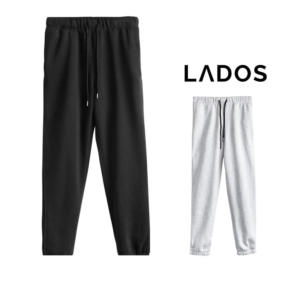 Quần nỉ trơn cao cấp LADOS - 4049 chất nỉ cotton dày dặn, ấm áp form unisex rộng rãi