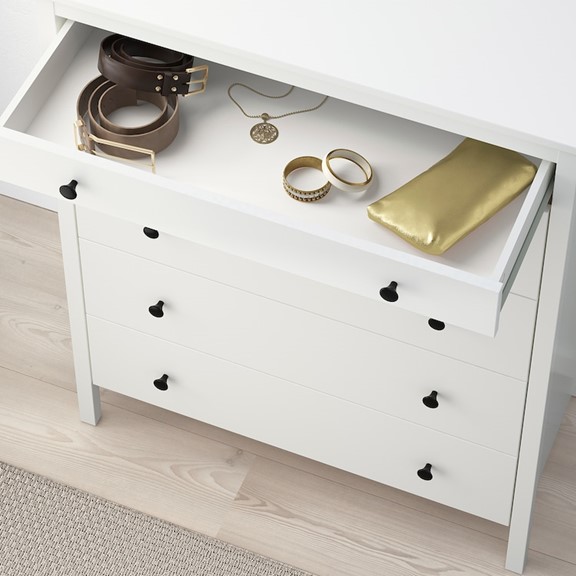 KOPY, Tủ đựng đồ tân cổ điển 5 ngăn kéo DRA_249, 90x46x114cm
