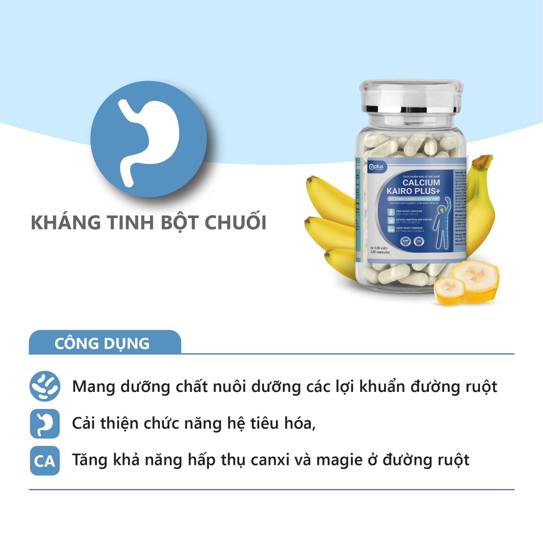 CALCIUM KAIRO PLUS+   1 Hộp 120 viên TẶNG 1 DÂY NHẢY ĐIỆN TỬ CAO CẤP