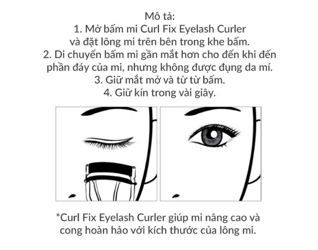 Bấm Mi Siêu Cong Vút CURL FIX EYELASH CURLER