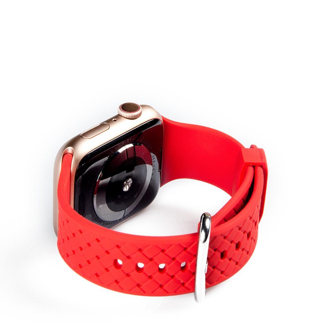 Silicone Watch Band Non-toxic/Anti-sweat/Waterproof Strap with Buckle for Apple Watch 4