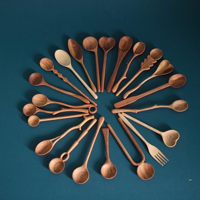 Nĩa gỗ handmade - nĩa gỗ tần bì