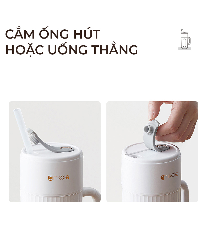 Máy xay sinh tố di động cầm tay thế hệ mới dung tích 400ml 10 lưỡi cắt thép không rỉ động cơ cực khỏe