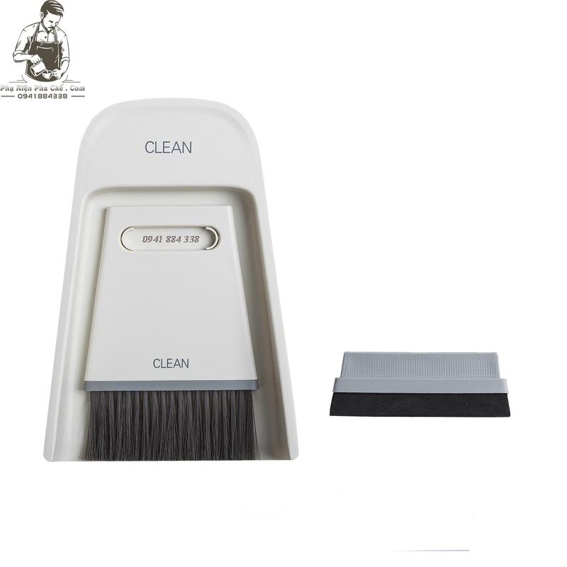 Chổi Vệ Sinh Máy Pha Cà Phê, Máy Xay Kèm Hót Rác Mini Kèm Gạt Nước