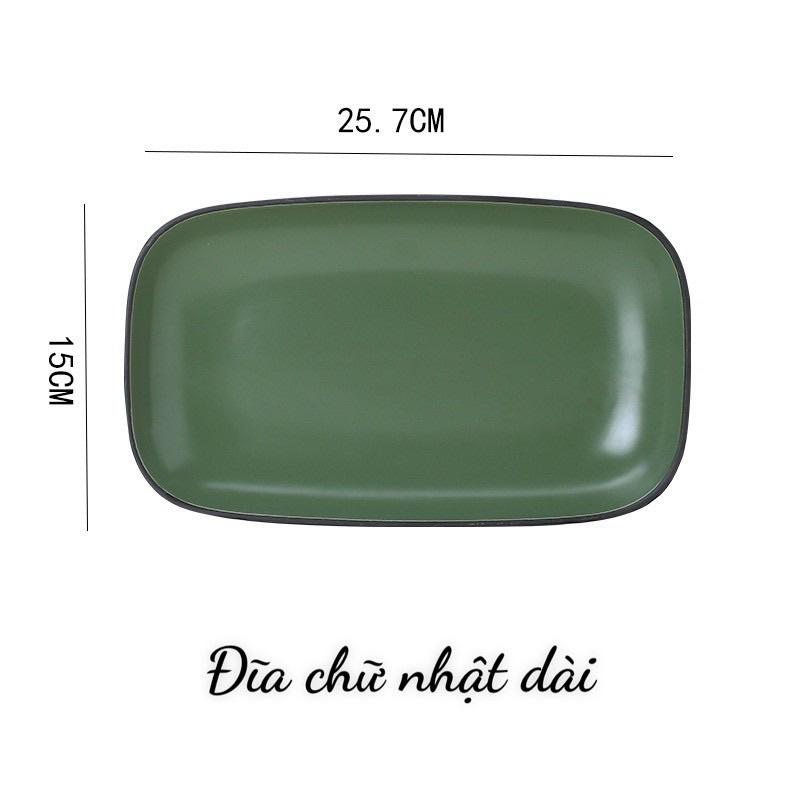 Set bát đĩa 19 món mang phong cách Nhật Bản. Gốm sứ cao cấp.