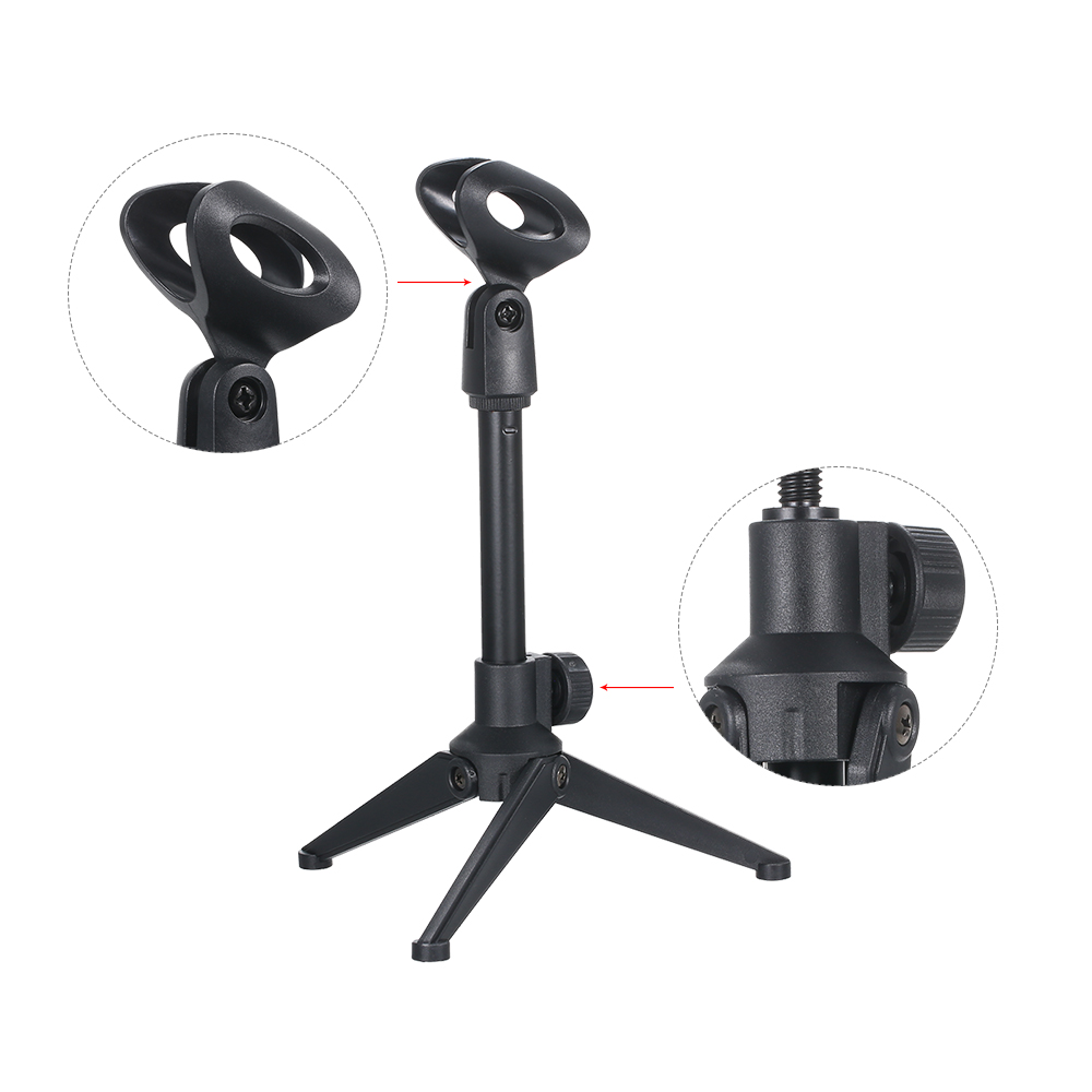 Chân Đế Micrô Có Thể Xoay 360° Cho Cuộc Họp / Bài Giảng / Phát Trực Tiếp