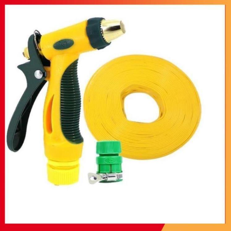 Bộ dây vòi xịt nước rửa xe,tưới cây tăng áp 3 lần 15M 206317