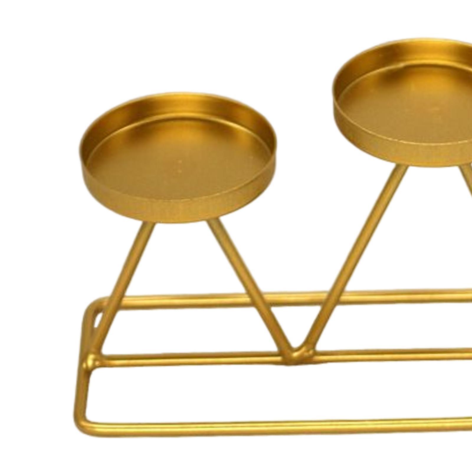 Candle Holder Tealight Iron Candlestick for Holiday Table Centerpieces Decoration