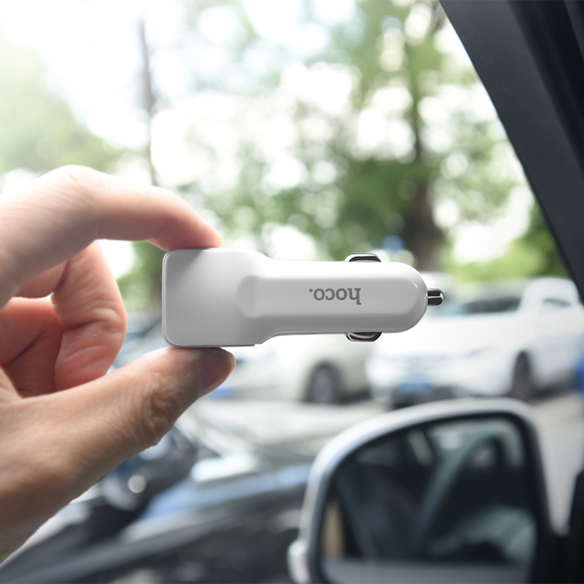 Tẩu sạc oto Hoco Z23 - Hàng Chính Hãng