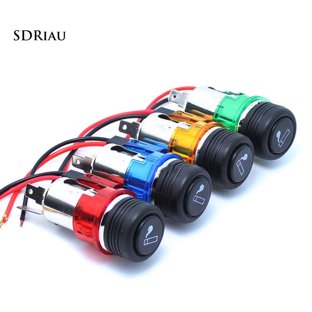 Bộ đầu cắm sạc nguồn 12V 120W kiêm bật lửa cho xe hơi