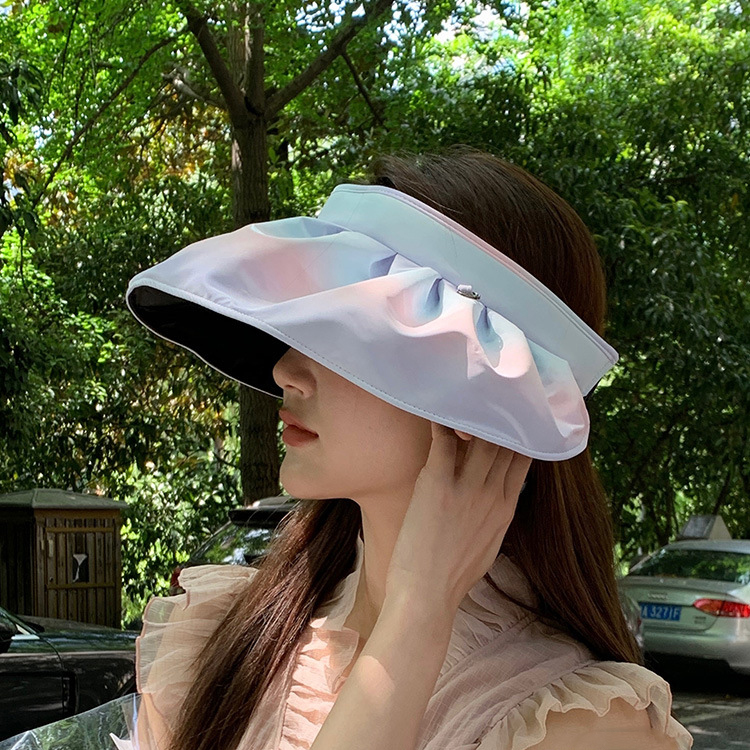 Mũ rộng vành nữ thời trang nón nửa đầu chống nắng chống tia AV năng động cá tính