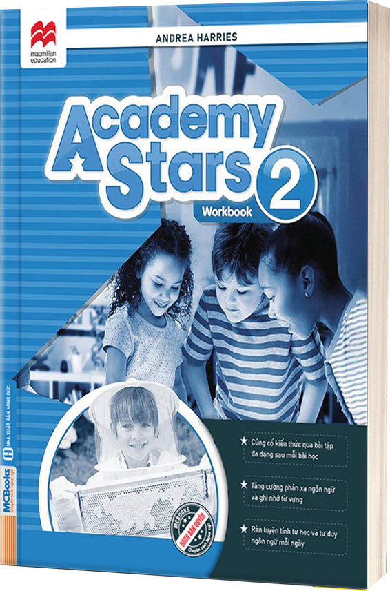 Academy Stars Pupil’s Book + Workbook 2 - Sách học tiếng Anh cho trẻ chuẩn Cambridge