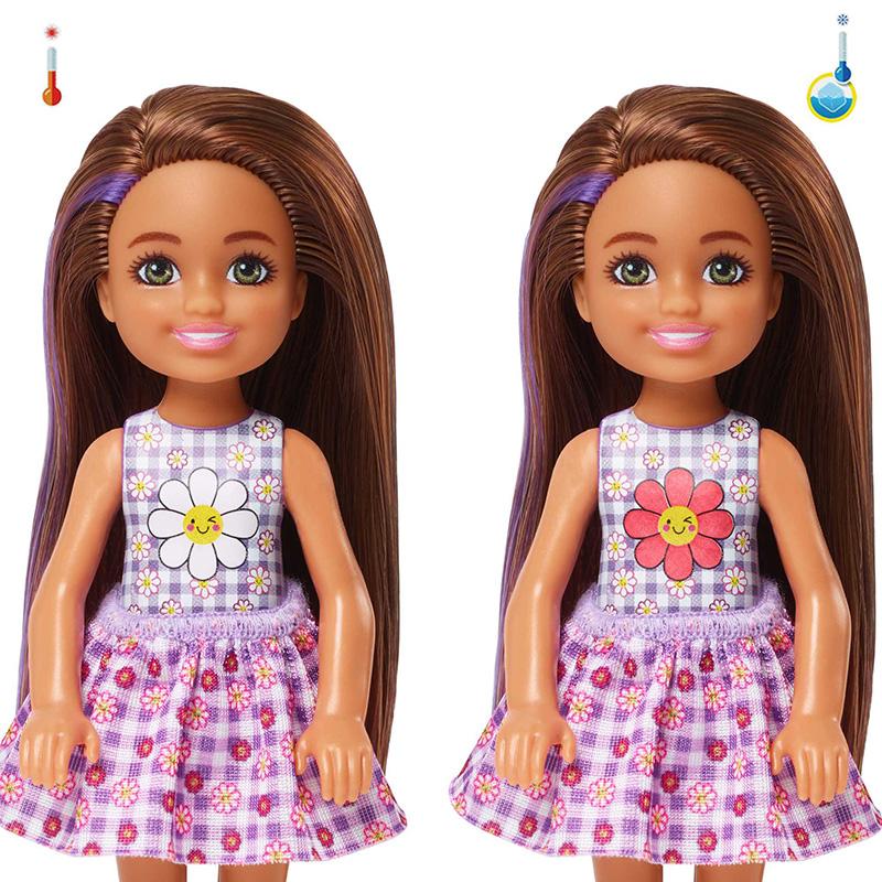 Đồ Chơi BARBIE Búp Bê Chelsea Đổi Màu- Phiên Bản Thời Trang Picnic HKT81