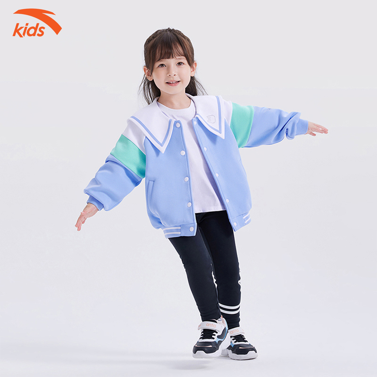 Áo khoác thời trang bé gái Anta Kids 362239711