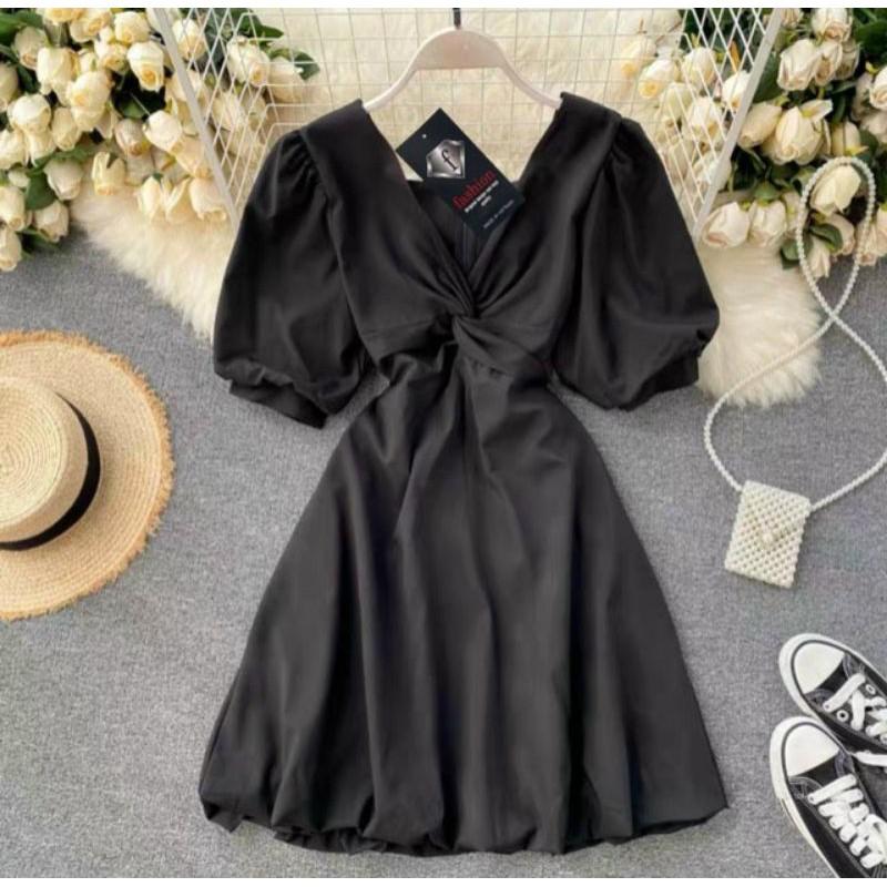 Đầm xoắn ngực Bigsize 60_85 ký