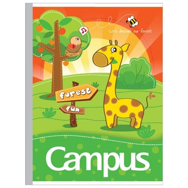 Combo 5 Tập Have Fun - 4 Ô Ly 96 Trang ĐL 80g/m2 - Campus NB-AHAF96 (Mẫu Màu Giao Ngẫu Nhiên)
